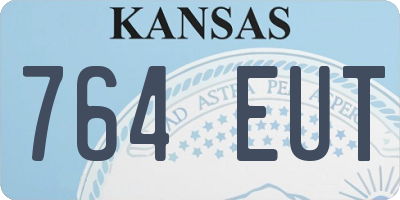 KS license plate 764EUT