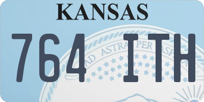 KS license plate 764ITH