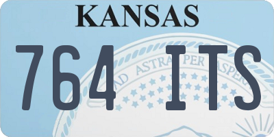KS license plate 764ITS