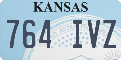 KS license plate 764IVZ