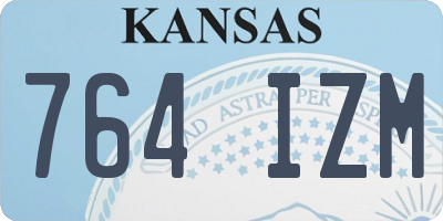 KS license plate 764IZM