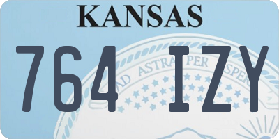 KS license plate 764IZY