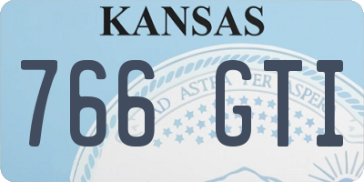 KS license plate 766GTI