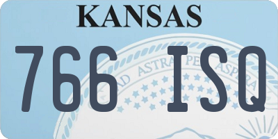 KS license plate 766ISQ
