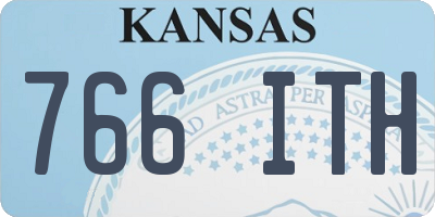 KS license plate 766ITH