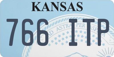 KS license plate 766ITP