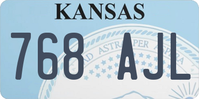 KS license plate 768AJL