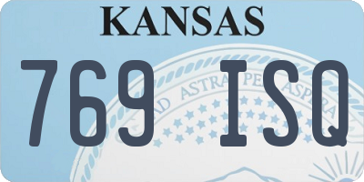 KS license plate 769ISQ