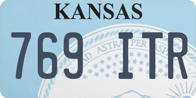 KS license plate 769ITR