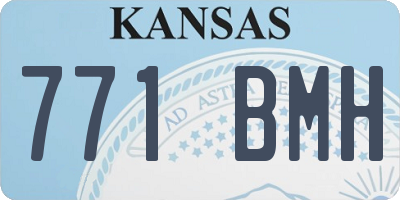 KS license plate 771BMH