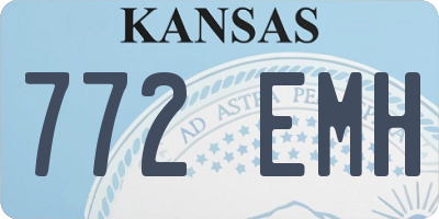 KS license plate 772EMH