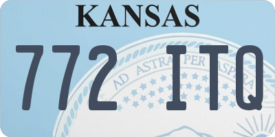 KS license plate 772ITQ