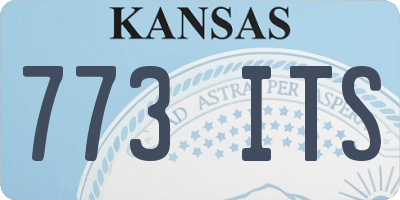 KS license plate 773ITS