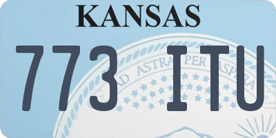 KS license plate 773ITU