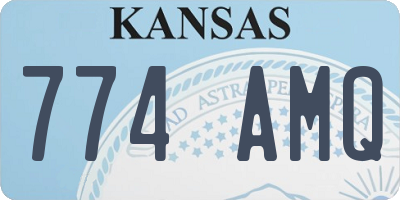 KS license plate 774AMQ