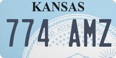 KS license plate 774AMZ