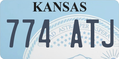 KS license plate 774ATJ