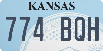KS license plate 774BQH