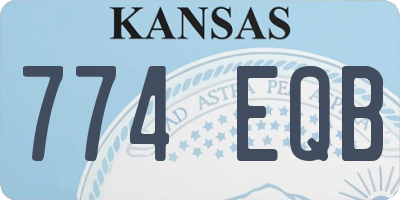 KS license plate 774EQB