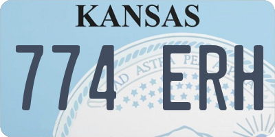 KS license plate 774ERH