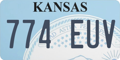 KS license plate 774EUV