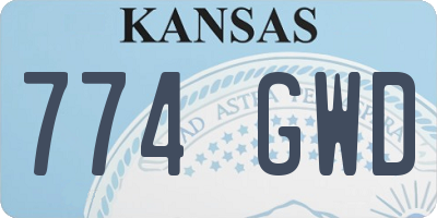 KS license plate 774GWD