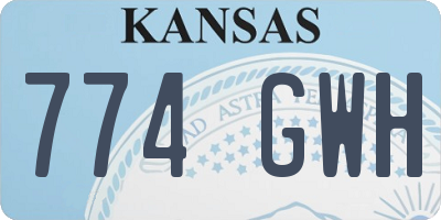 KS license plate 774GWH
