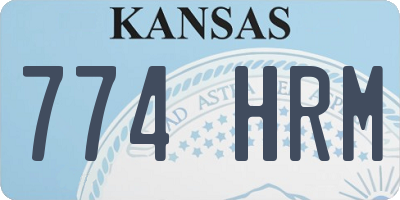 KS license plate 774HRM