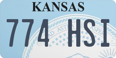 KS license plate 774HSI