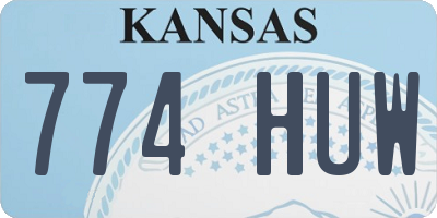 KS license plate 774HUW