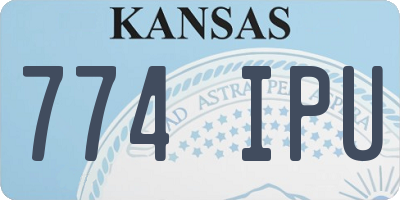 KS license plate 774IPU