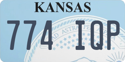KS license plate 774IQP
