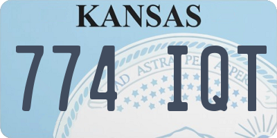 KS license plate 774IQT