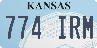 KS license plate 774IRM
