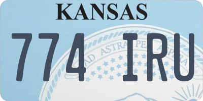 KS license plate 774IRU