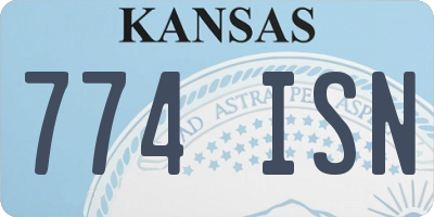 KS license plate 774ISN