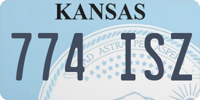 KS license plate 774ISZ