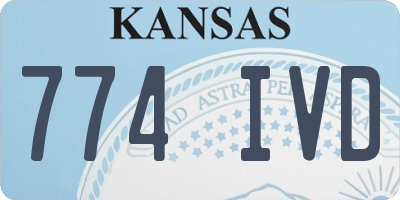 KS license plate 774IVD