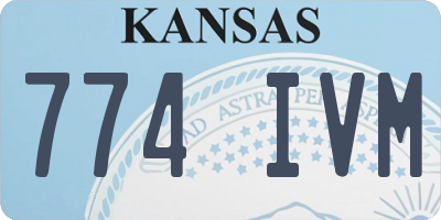 KS license plate 774IVM