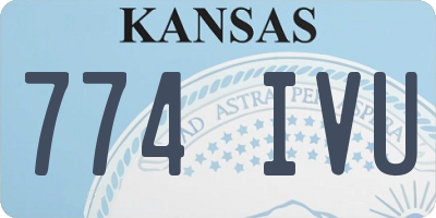 KS license plate 774IVU