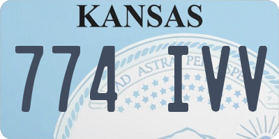 KS license plate 774IVV