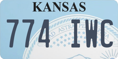 KS license plate 774IWC