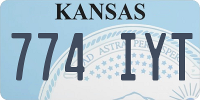 KS license plate 774IYT