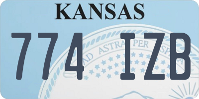 KS license plate 774IZB