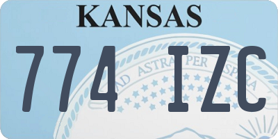 KS license plate 774IZC