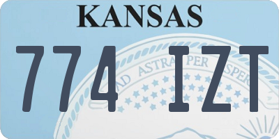 KS license plate 774IZT