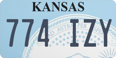 KS license plate 774IZY