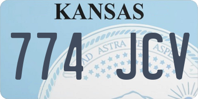 KS license plate 774JCV