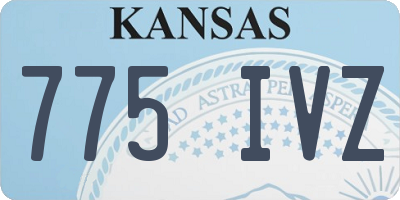 KS license plate 775IVZ