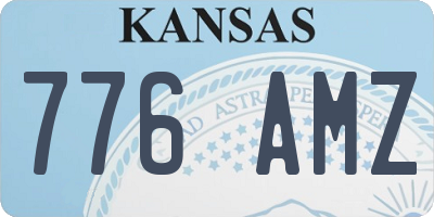 KS license plate 776AMZ